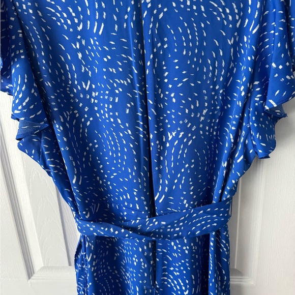 DKNY Blue Patterned Dress - Picture 6 of 7